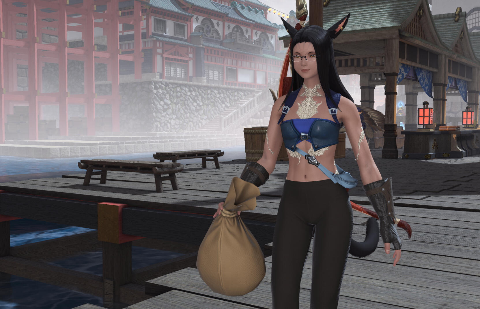 Beckfast heading off to catch a ship to Eorzea Beckfast heading off to catch a ship to Eorzea